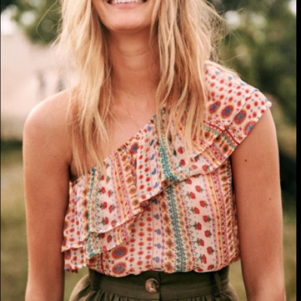 Sezane Adeline Paros Flowers print